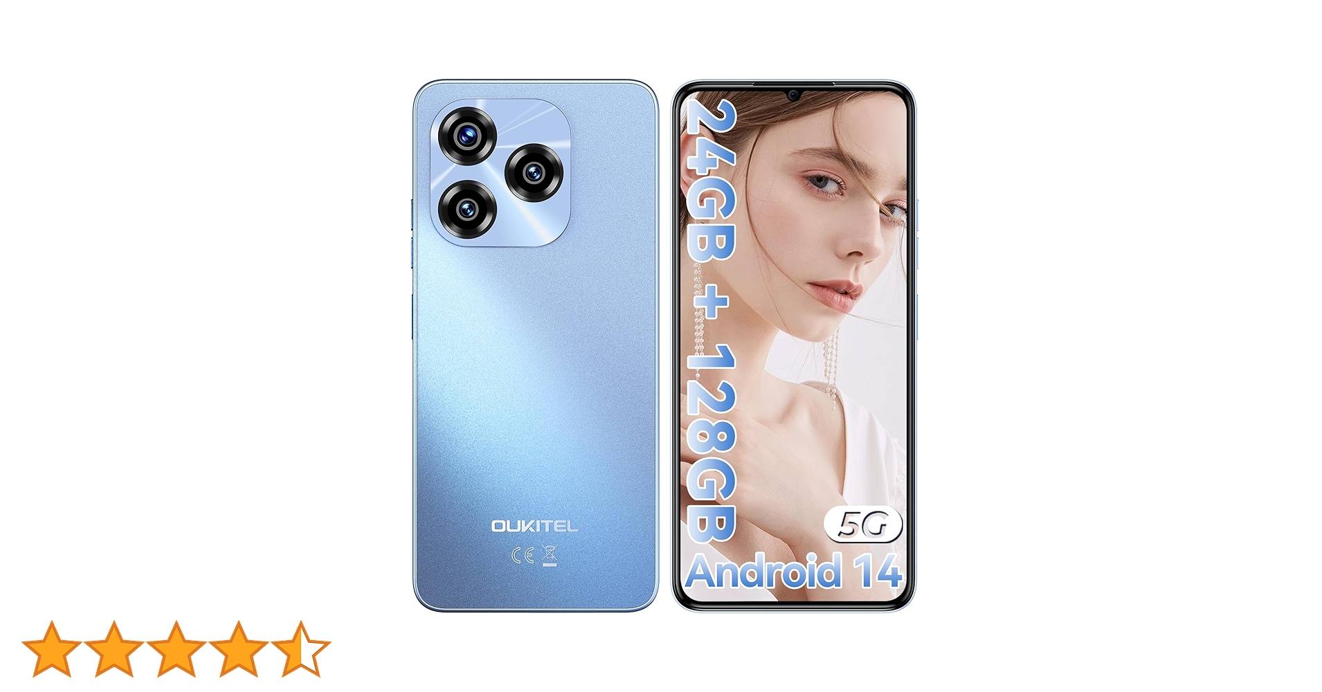 OUKITEL C50 本体 Android14 128GB ゲーミングスマホ Amazon | OUKITEL C50 スマホ 本体 SIMフリー - 5G